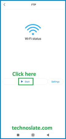 Wireless File Transfer - MI - Start