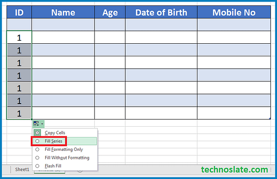 Data Validation - Auto ID Increment